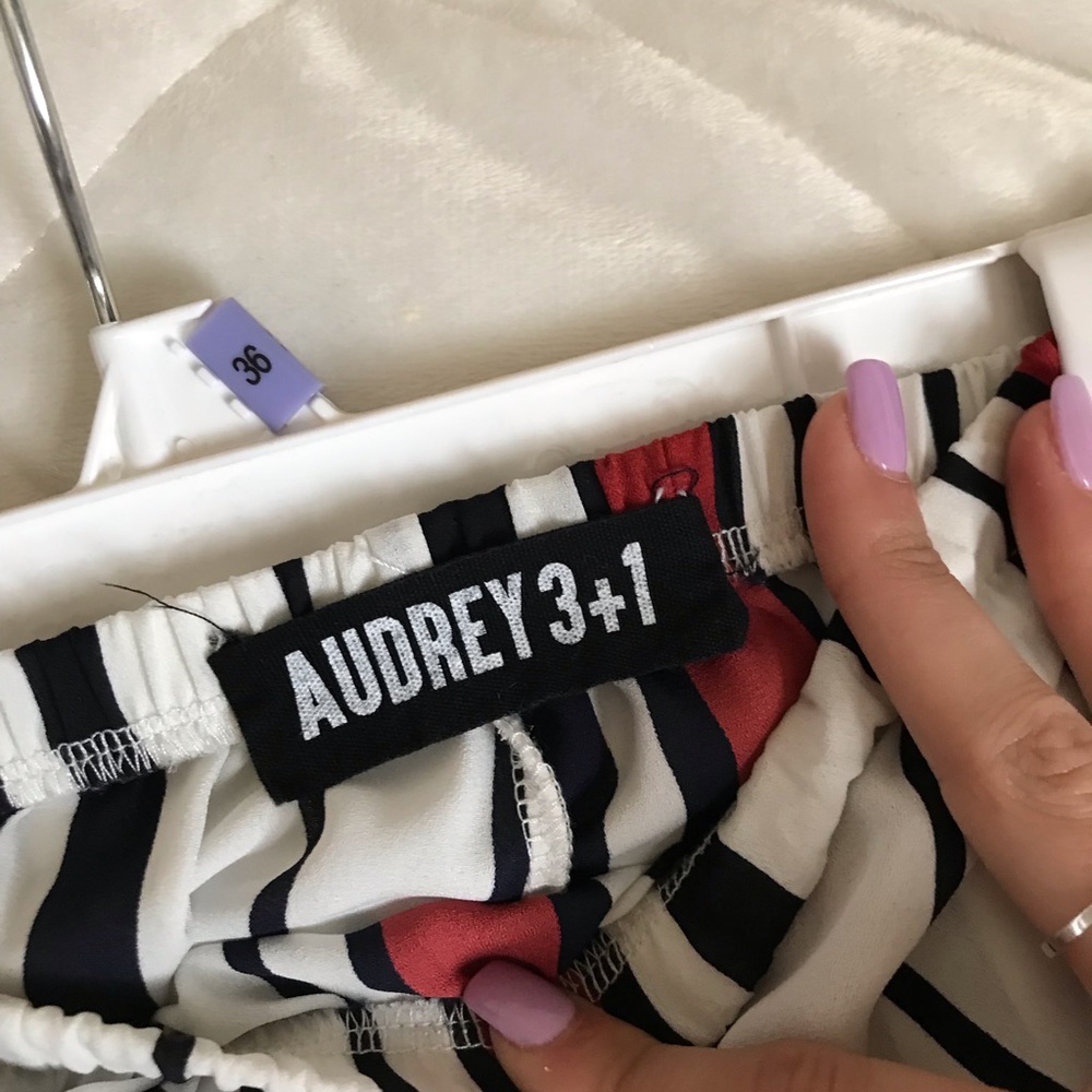 Audrey 3+1 flowy striped pants